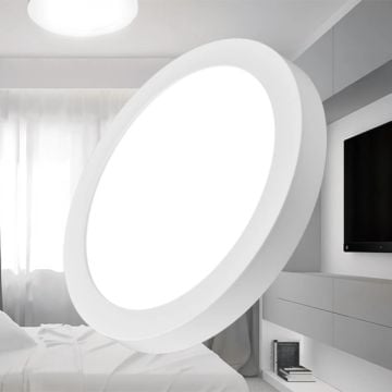 Braytron BP03-32400 24 Watt Sıva Üstü Yuvarlak LED Panel - Gün Işığı (3000K)