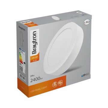Braytron BP03-32400 24 Watt Sıva Üstü Yuvarlak LED Panel - Gün Işığı (3000K)
