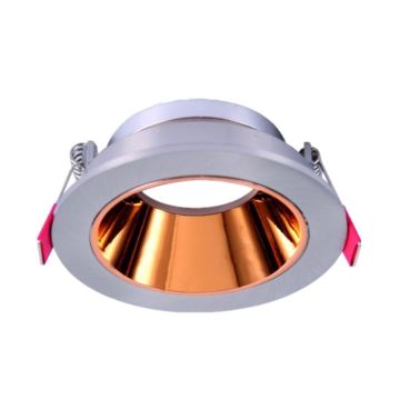 HELIOS HS 1431 Sıva Altı Beyaz-Gold Yuvarlak Spot Kasası (Metal)