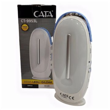 CATA CT-9953 Aras 60 Ledli Şarjlı Dimli LED Işıldak