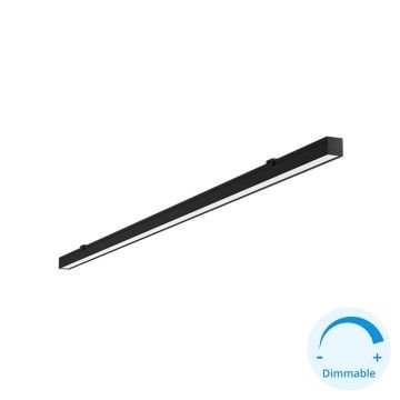 GOYA GY 8052-90 Siyah/Beyaz Kasa 26 Watt 90 cm Sıva Üstü DİMLİ Lineer Armatür