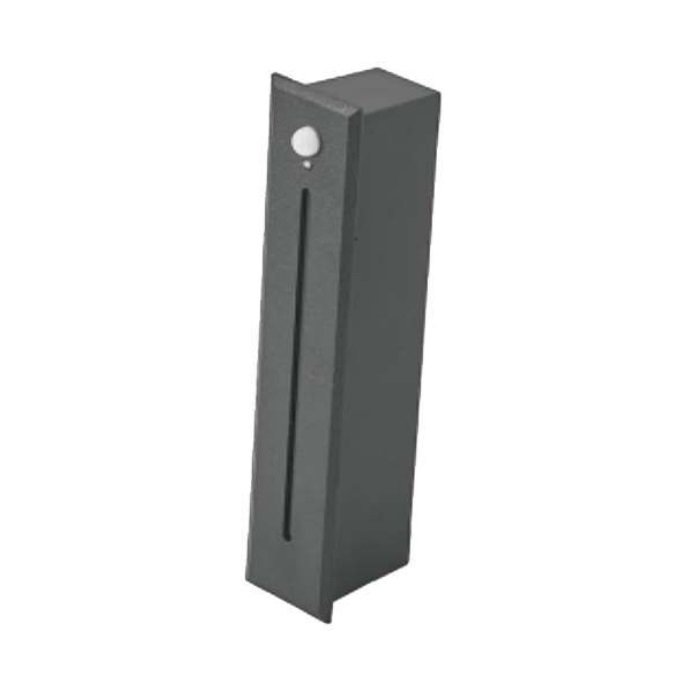 MOLLED MOL9086 3 Watt Antrasit Sıva Altı Dikdörtgen Sensörlü Dış Mekan LED Merdiven Armatürü - Metal - Gün Işığı (3000K)