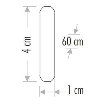 CATA CT-2465 Bella 20 Watt 60 cm Sensörlü Ultra Slim LED Kabin Aydınlatma Armatürü - USB Şarj - 60 gün - Ilık Beyaz (4000K)