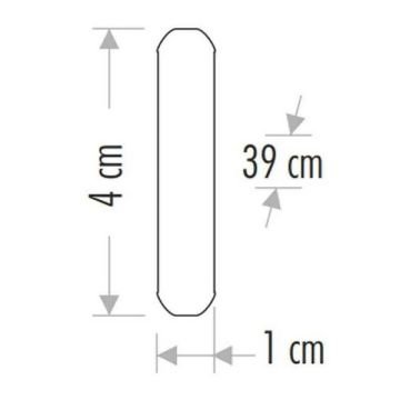 CATA CT-2464 Bella 10 Watt 40 cm Sensörlü Ultra Slim LED Kabin Aydınlatma Armatürü - Dimli - 3 Işık Renki (Beyaz + Ilık Beyaz + Gün Işığı)