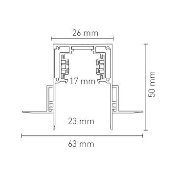 FORLIFE FL-5541 1 Metre Trimless Magnet Ray