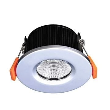 JUPITER LS453 6 Watt Krom Sıva Altı Yuvarlak Dış Mekan LED Spot - Metal - Gün Işığı (3000K)