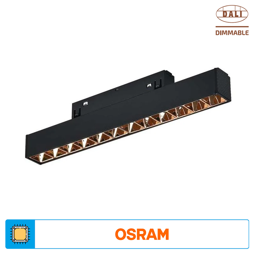 FORLIFE FL-5512RDD 12 Watt 22 cm Pro Seri Rose Lensli Dali Dimli OSRAM LED Magnet Armatür