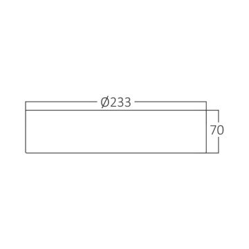 Braytron BP13-33231 32 Watt Siyah Kasa Sıva Üstü Downlight Armatür (SAMSUNG LED) - Beyaz Işık (6500K)