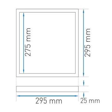 ACK AP16-23300 12 Watt TSE Sertifikalı 30x30 Sıva Altı LED Panel - Gün Işığı (3000K)