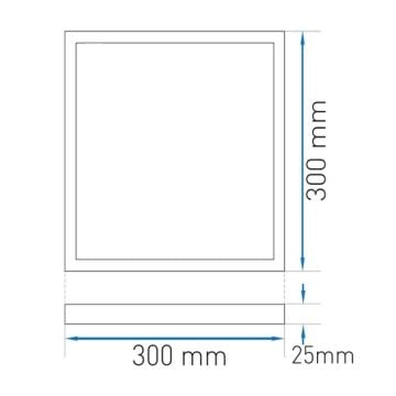 ACK AP21-23300 15 Watt 30x30 Clip In Backlight LED Panel - Gün Işığı (3000K)