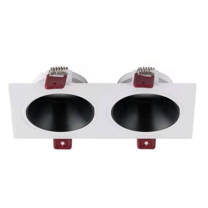 MOLLED MOL4128 Sıva Altı Beyaz-Siyah İkili Spot Kasası (Metal)
