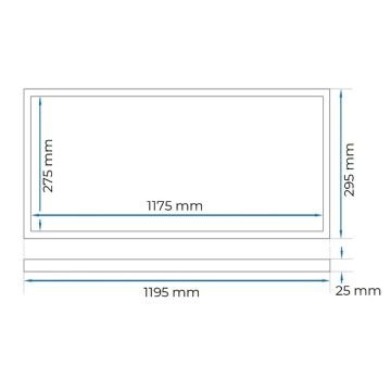 ACK AP20-43100 40 Watt 30x120 Sıva Altı LED Panel - Gün Işığı (3000K)