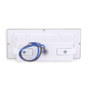 ACK AH07-01004 1.5 Watt Krom Kasa Sensörlü Sıva Altı Dikdörtgen LED Merdiven Armatürü - Gün Işığı (3000K)