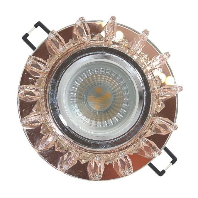 HELIOS HS 1851 Damla 5 Watt Yuvarlak Kristal LED Spot