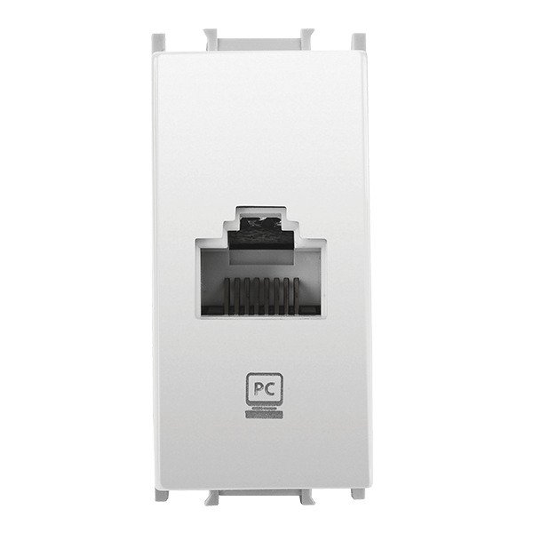 VİKO Ultima/Sistema/Optima WVTT1405-4WH Data Prizi (RJ45 CAT6) [Beyaz]