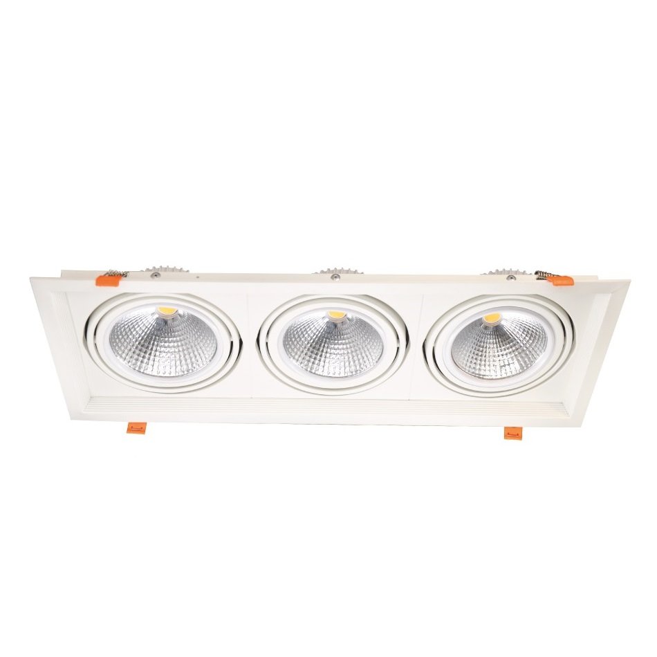 MOLLED MOL2083Y Beyaz Kasa 3x9 Watt Üçlü LED Mağaza Spotu (SAMSUNG/OSRAM LED & EAGLERISE/PHILIPS/LIFUD Driver)