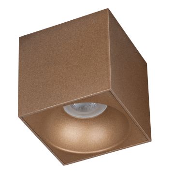 goldX ZE832-1-BR 12 Watt 10x10x10 cm Bronz Sıva Üstü LED Spot (SAMSUNG LED & EAGLERISE Driver)