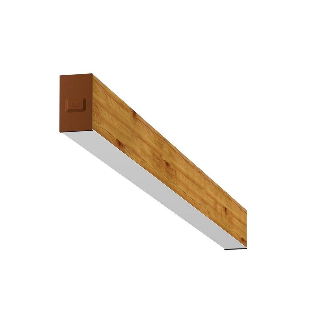GOYA GY 8032-120-62-C 52 Watt 120 cm Ahşap (Ceviz) Desenli Sıva Üstü Lineer Armatür