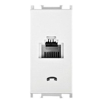 VİKO Ultima/Sistema/Optima WVTT1402-4WH Nümeris-Telefon Prizi (RJ11) [Beyaz]