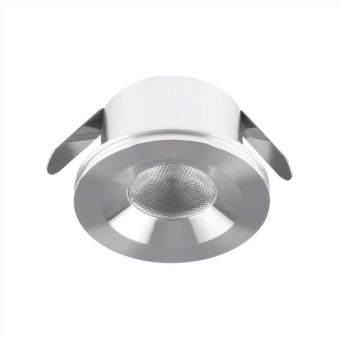 JUPITER LS968 AL 3 Watt Krom Sıva Altı Yuvarlak Mini LED Spot - Metal - Gün Işığı (3000K)