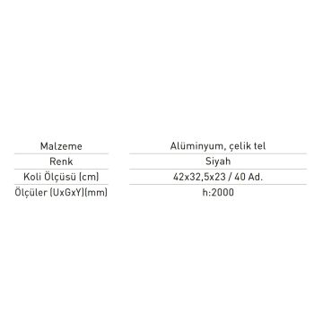 JUPITER JK012 Modüler LED Aydınlatmala Sıva Üstü İkili Bağlantı