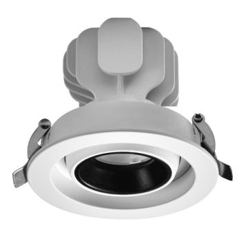MOLLED MOL5022 20 Watt Beyaz/Siyah Kasa LED Mağaza Spotu (SAMSUNG/OSRAM LED & EAGLERISE/PHILIPS/LIFUD Driver)