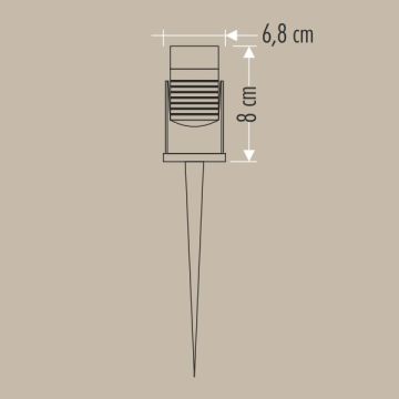 CATA CT-7305 9 Watt LED Kazıklı Çim Armatürü