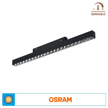 FORLIFE FL-5514SD 24 Watt 44 cm Pro Seri Krom Lensli Dimli OSRAM LED Magnet Armatür