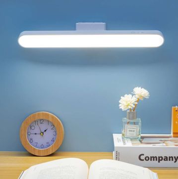 MOLLED MOL1921 Beyaz Şarjlı, Dimli, Dokunmatik LED Okuma Apliği - 3 Işık Renkli (Beyaz + Ilık Beyaz + Gün Işığı)