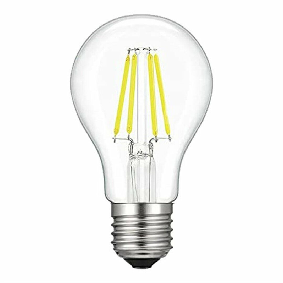 HEKA ERD-96 6 Watt Şeffaf Camlı A60 Rustik LED Ampul - Beyaz Işık (6500K)