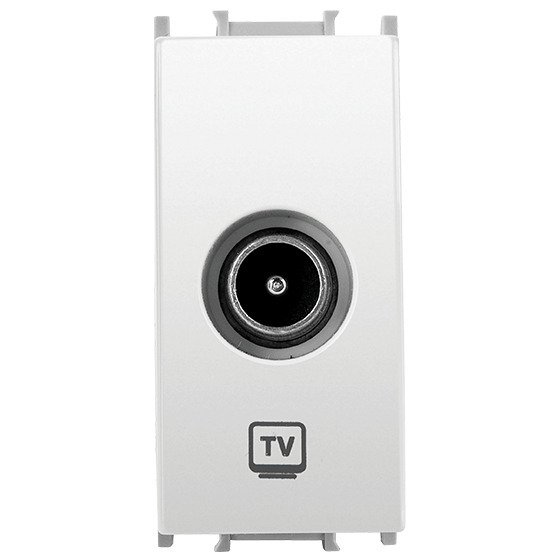 VİKO WVTT1453-4MW TV Prizi (8dB - Geçişli) [Metalik Beyaz]