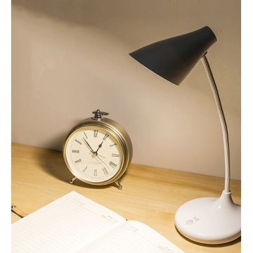 MOLLED MOL1915 Beyaz Dimli ve Dokunmatik, Şarjlı LED Masa Lambası - 3 Işık Renkli (Beyaz + Ilık Beyaz + Gün Işığı)