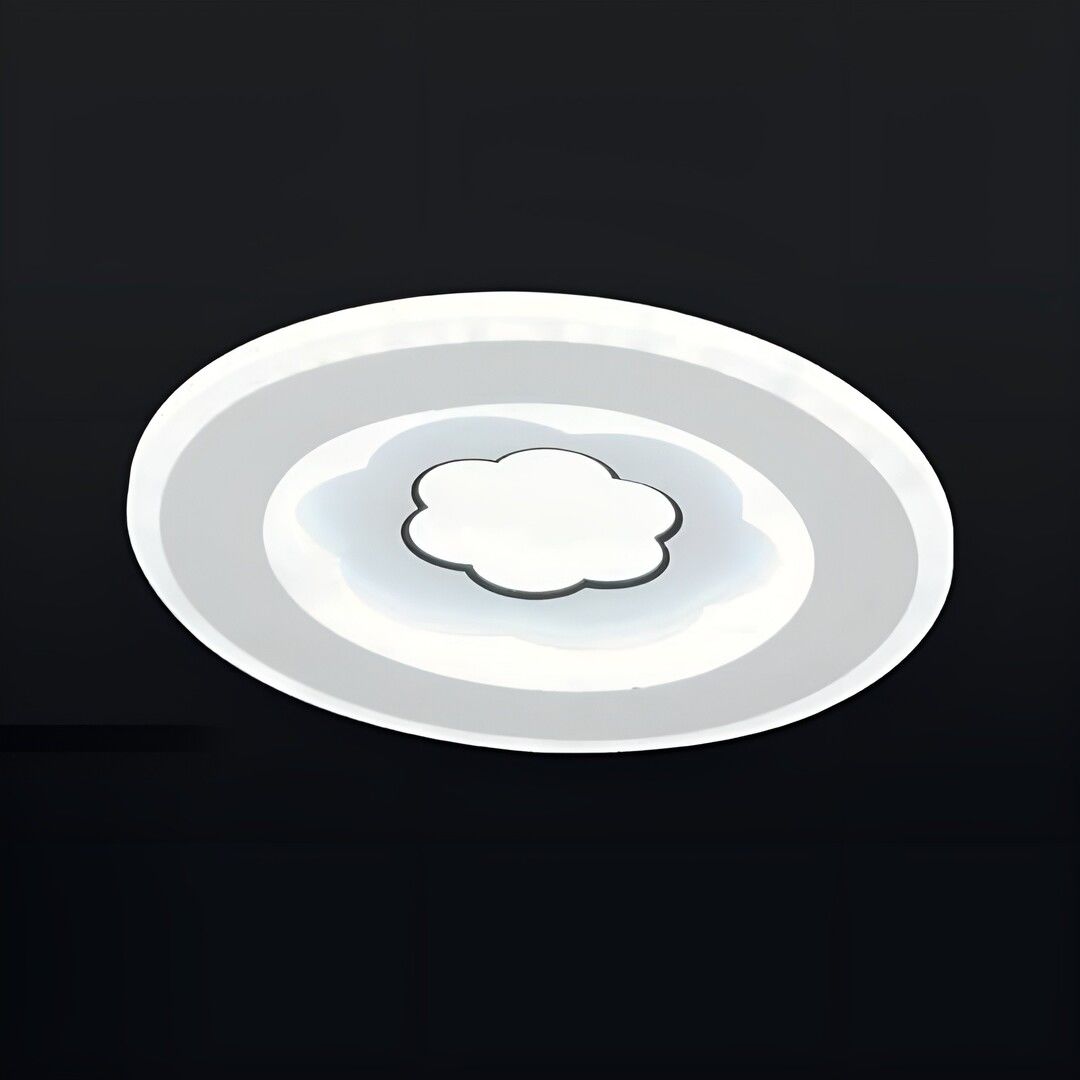 CL-754-25 46 Watt 25x25 cm Dimli Modern LED Avize (3 Işık Renkli - Kumandalı)