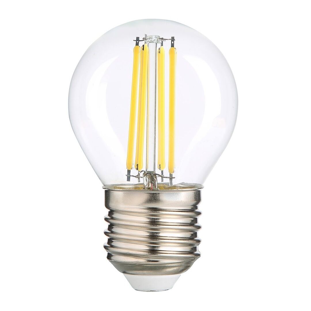HEKA ERD-42 6 Watt Şeffaf Camlı G45 Rustik Top Ampul - Gün Işığı (3000K)