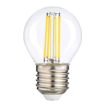 HEKA ERD-42 6 Watt Şeffaf Camlı G45 Rustik Top Ampul - Gün Işığı (3000K)
