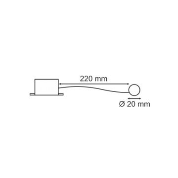 ERKled ERK8003 Mini Hareket Sensörü (Max 800 Watt)