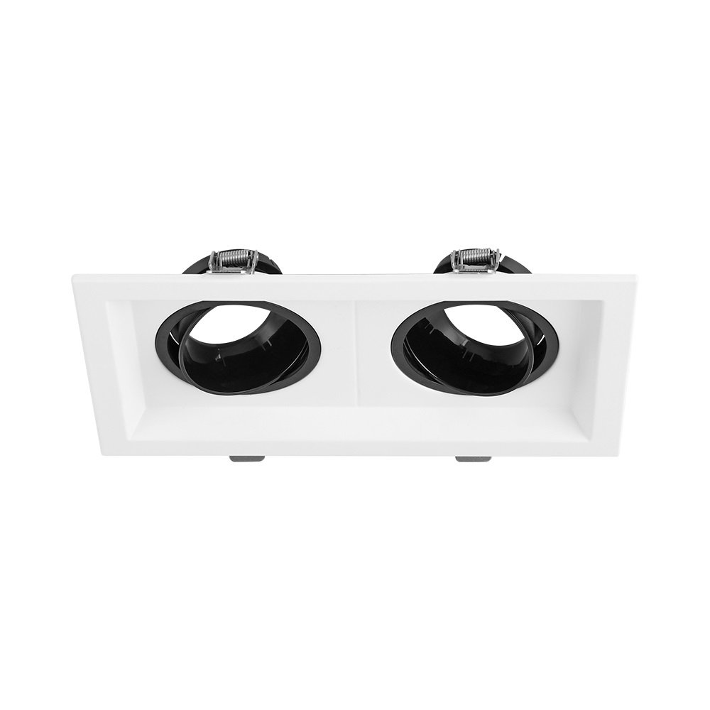 Braytron BH03-00760 Beyaz Sıva Altı İkili Spot Kasası