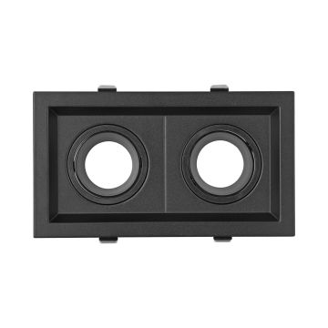 Braytron BH03-00761 Siyah Sıva Altı İkili Spot Kasası