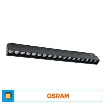 ACK AD40-02311 18 Watt 33 cm Lensli OSRAM LED Magnet Armatür - Ilık Beyaz (4000K