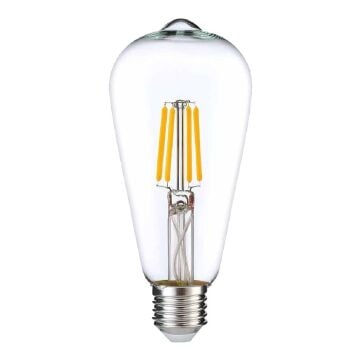 HEKA ERD-85 6 Watt ST64 Rustik Armut Ampul - Gün Işığı (3000K)