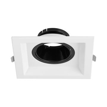 Braytron BH03-00750 Beyaz Sıva Altı Kare Spot Kasası