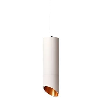 ERKled ERK2731 6x30 cm Beyaz-Gold Kesik Uçlu Boru Sarkıt Avize
