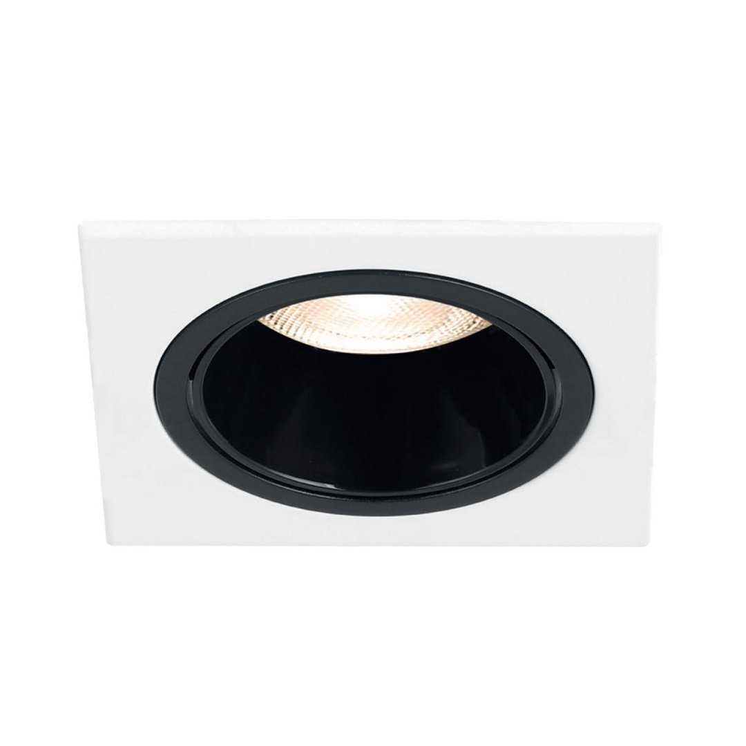 Braytron BH03-05210 Beyaz-Siyah Sıva Altı Kare Spot Kasası