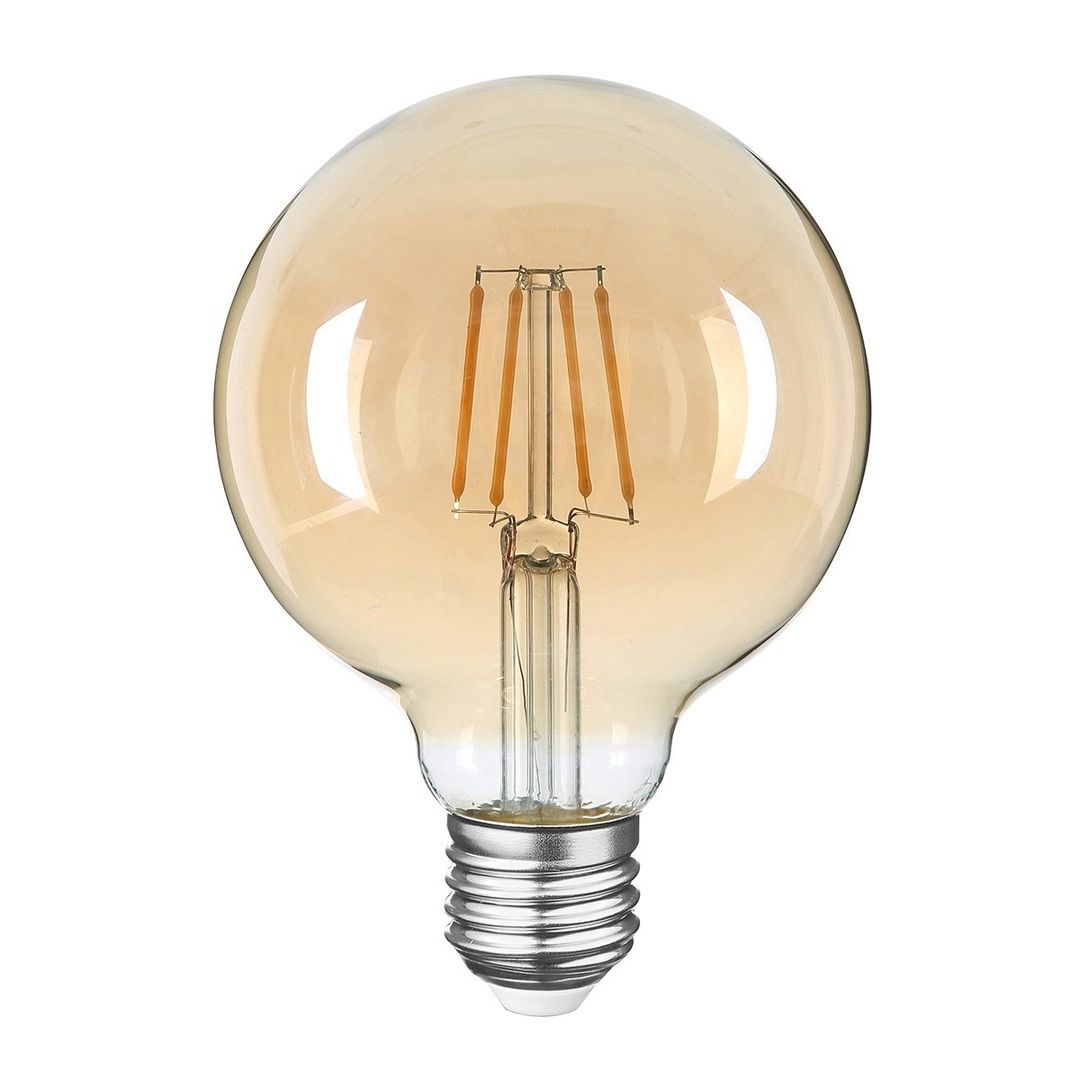 HEKA ERD-86 8 Watt G95 Rustik Top Ampul - Amber