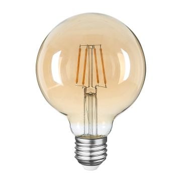 HEKA ERD-86 8 Watt G95 Rustik Top Ampul - Amber