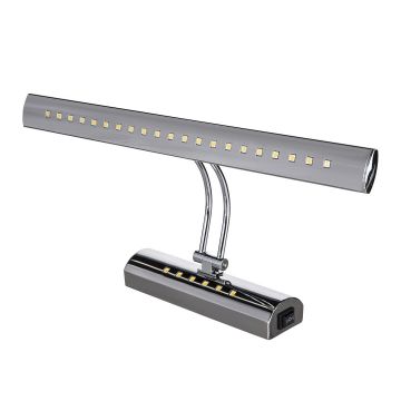 ERKled ERK2707 Lale 7 Watt Krom LED Tablo Apliği - Çift Işık Renkli (Beyaz + Gün Işığı)