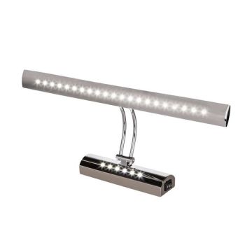 ERKled ERK2707 Lale 7 Watt Krom LED Tablo Apliği - Çift Işık Renkli (Beyaz + Gün Işığı)