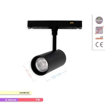 ACK AD40-05111 7 Watt OSRAM LED Magnet Ray Spot - Ilık Beyaz (4000K)