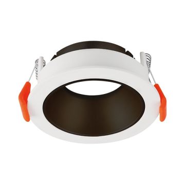 Braytron BH03-05110 Beyaz-Siyah Sıva Altı Yuvarlak Spot Kasası