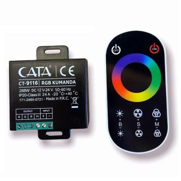 CATA CT-9116 24 Amper 288 Watt Dokunmatik RGB Kumandası